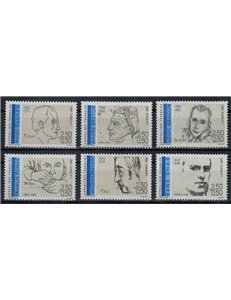 FRANCIA 1991 Personaggi celebri 6v MNH**