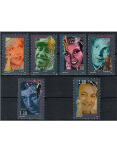 FRANCIA 1994 Attori francesi 6v MNH**