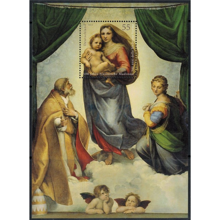 GERMANIA BRD 2012 Madonna Sistina BF MNH**