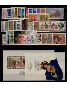 GERMANIA BRD 1978 Annata Completa 38v + 2 BF MNH**