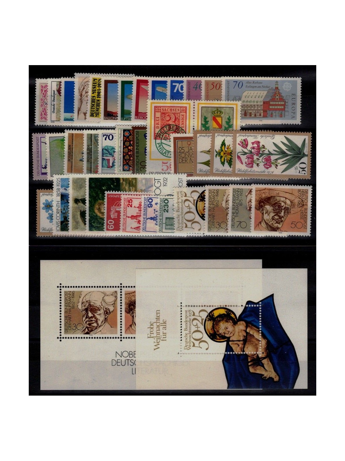 GERMANY BRD 1978 Complete Year 38v + 2 s/s MNH**