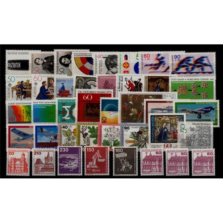 GERMANIA BRD 1979 Annata Completa 40v MNH**