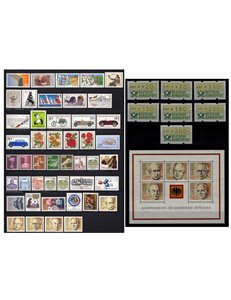 GERMANY BRD 1982 Complete Vintage 53v + 1 s/s MNH**