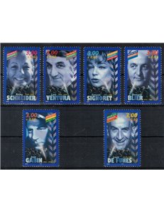 FRANCIA 1998 Attori francesi 6v MNH**