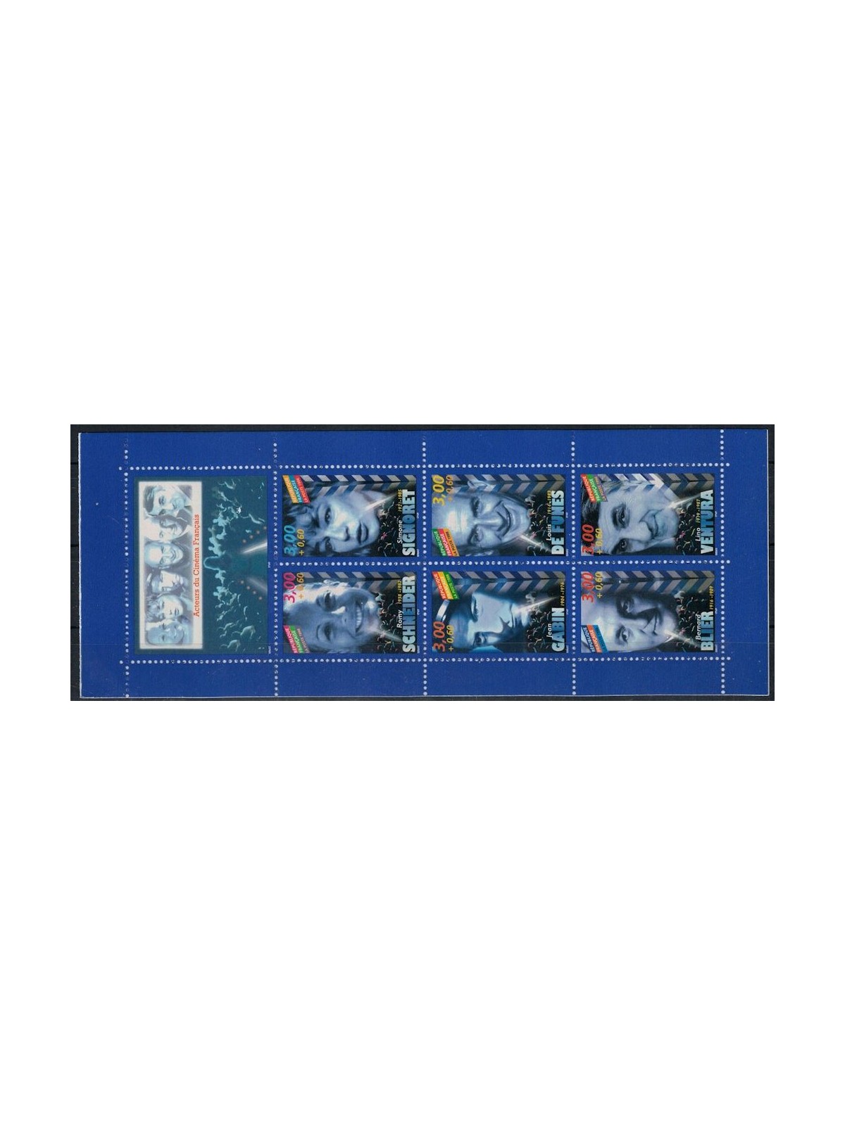 FRANCE 1998 French Actors booklet MNH**