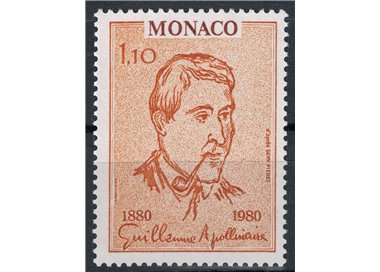 MONACO 1980 Guillaume Apollinaire MNH**