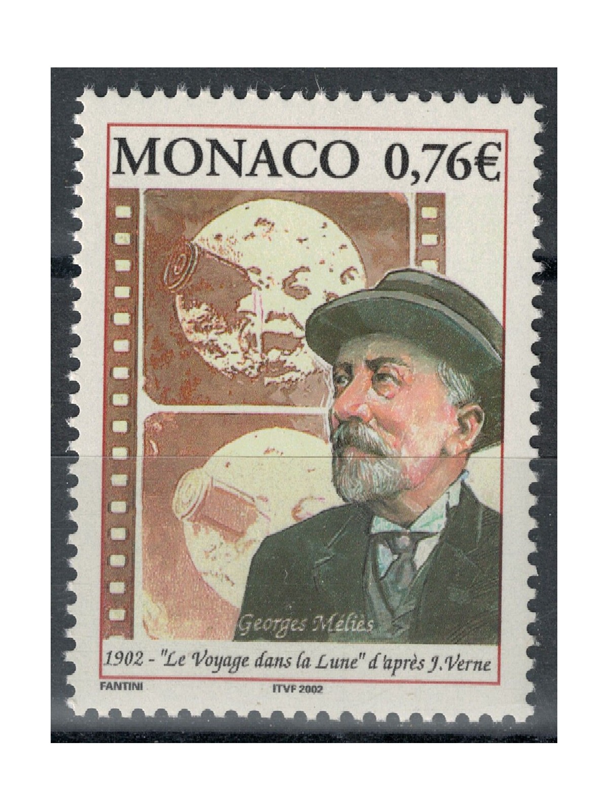 MONACO 2002 Il viaggio sulla luna MNH**