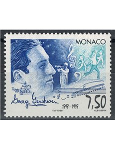 MONACO 1998 George Gershwin MNH**