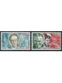 MONACO 1989 Jean Cocteau e Charlie Chaplin 2v MNH**