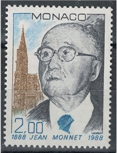MONACO 1988 Jean Monnet MNH**