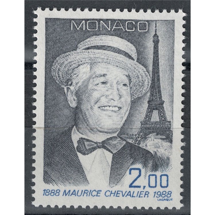 MONACO 1988 Maurice Chevalier MNH**