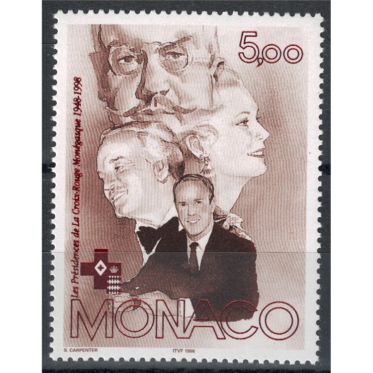 MONACO 1998 Monegasque Red Cross MNH**