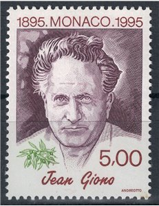 MONACO 1995 Jean Giono MNH**