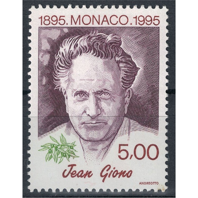 MONACO 1995 Jean Giono MNH**