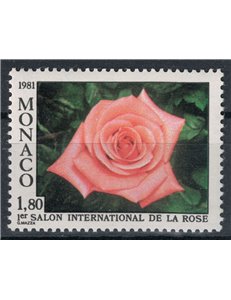 MONACO 1981 Rose Salon MNH**