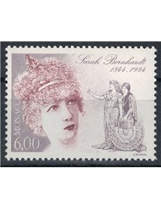 MONACO 1994 Sarah Bernhardt MNH**