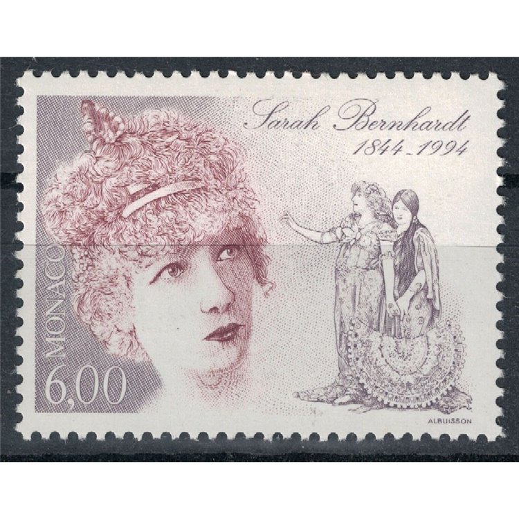 MONACO 1994 Sarah Bernhardt MNH**