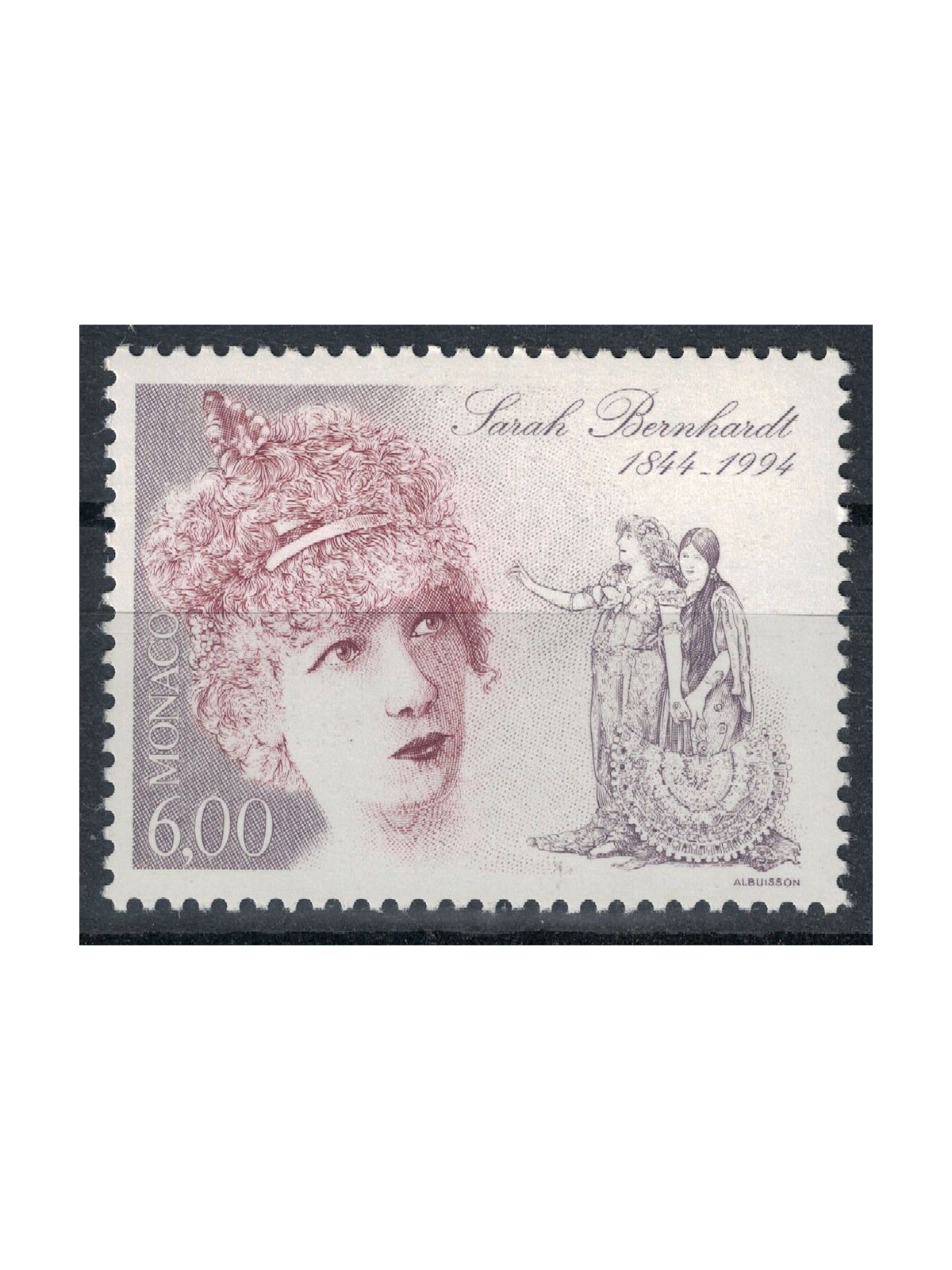 MONACO 1994 Sarah Bernhardt MNH**