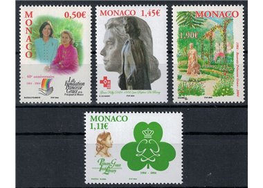 MONACO 2004 Anniversari 4v MNH**