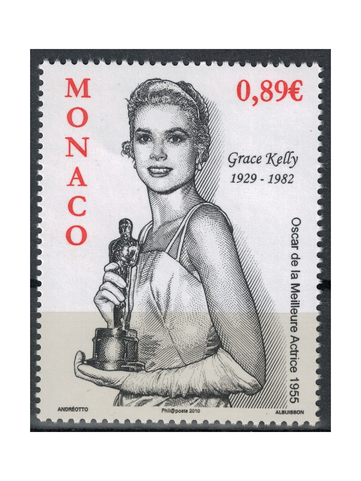 MONACO 2010 Grace Kelly MNH**