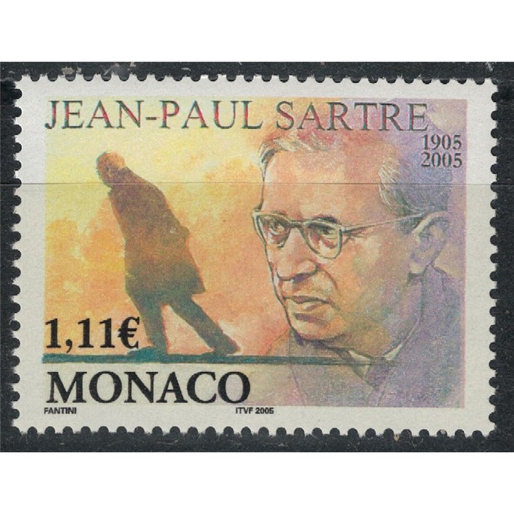 MONACO 2004 Jean Paul Sartre MNH**