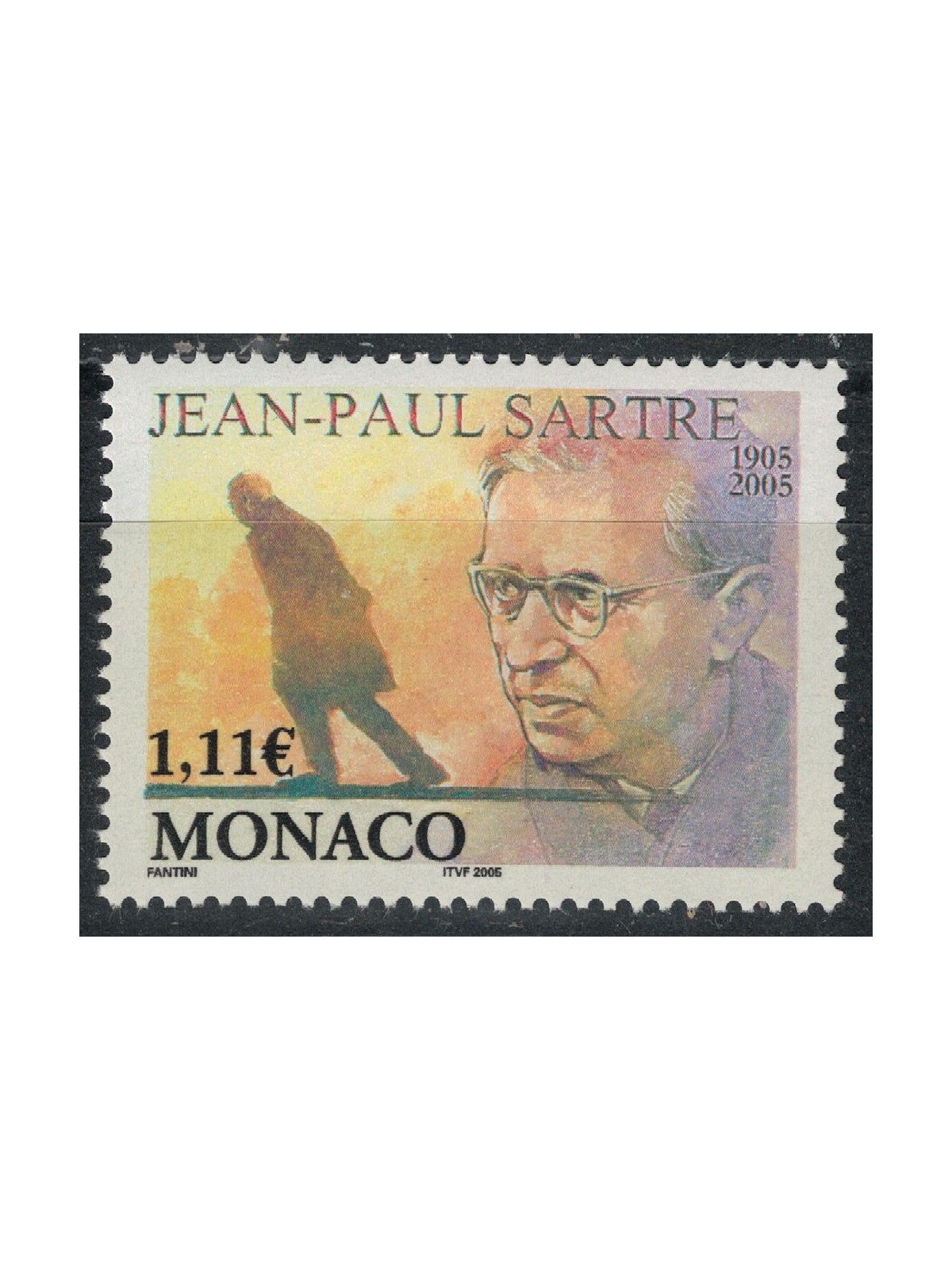MONACO 2004 Jean Paul Sartre MNH**