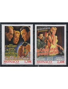 MONACO 2014 Cinema, Grace Kelly 2v MNH**