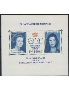 MONACO 1989 Princess Grace Foundation s/s MNH**