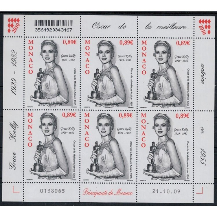 MONACO 2010 Grace Kelly MF MNH**