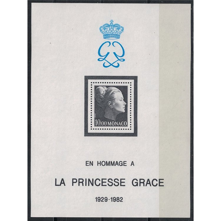 MONACO 1983 Omaggio alla Principessa Grace BF MNH**