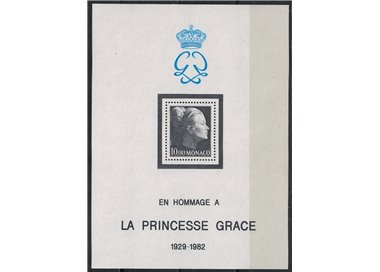 MONACO 1983 Omaggio alla Principessa Grace BF MNH**