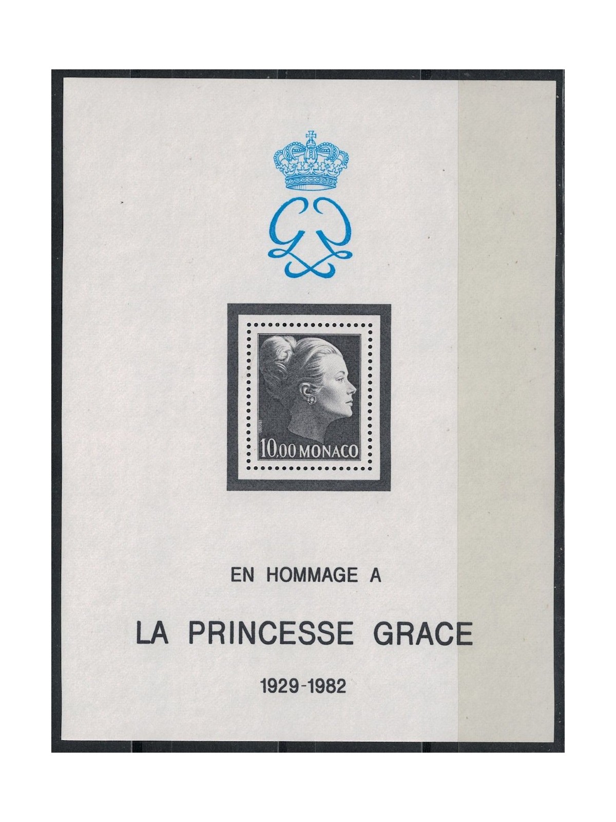 MONACO 1983 Omaggio alla Principessa Grace BF MNH**