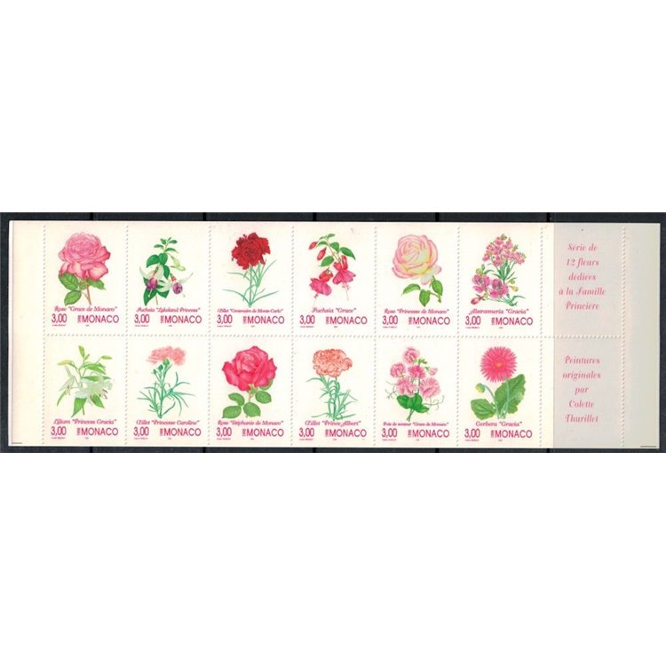 MONACO 1995 Flora, fiori LB MNH**