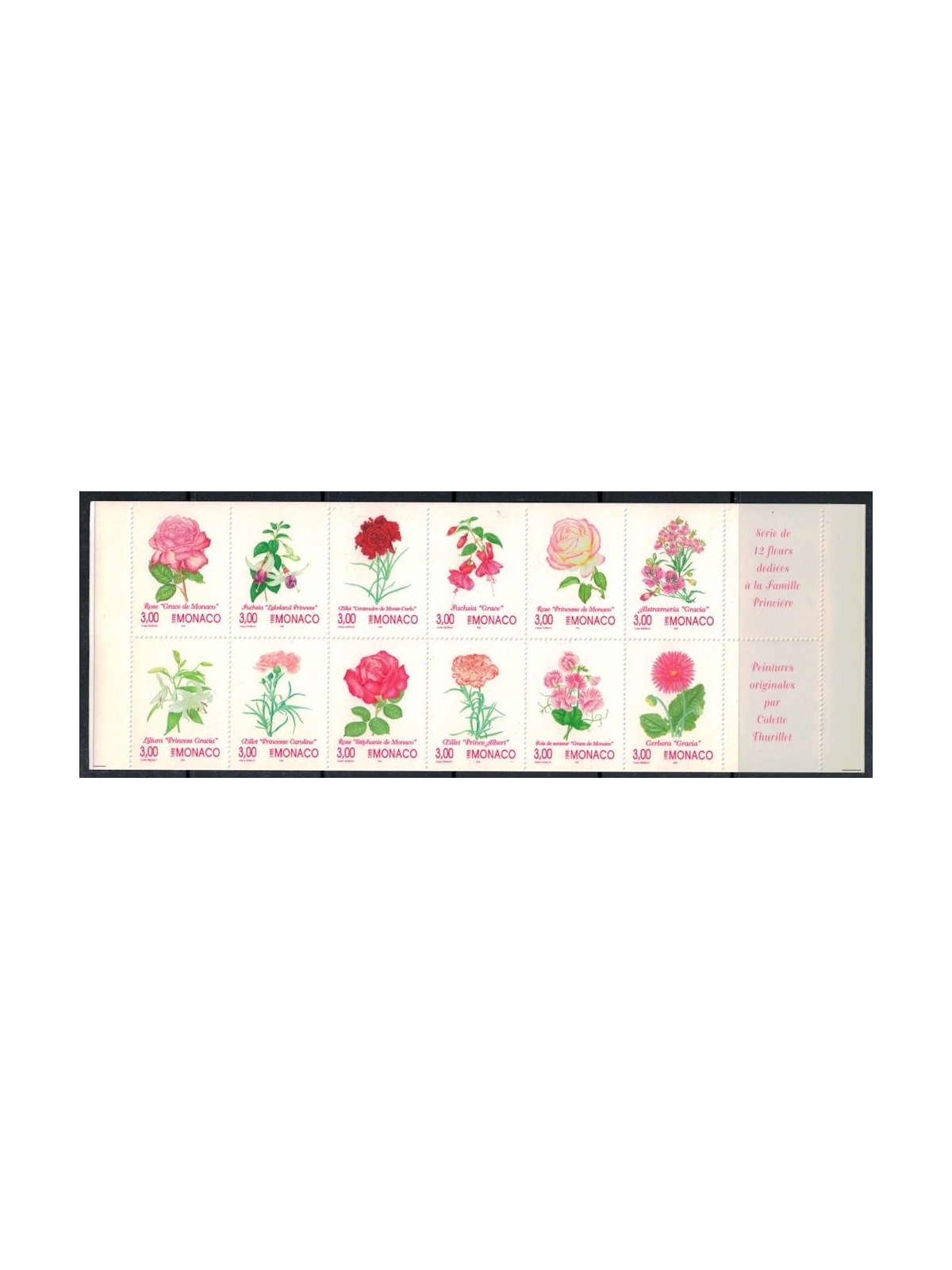 MONACO 1995 Flora, fiori LB MNH**