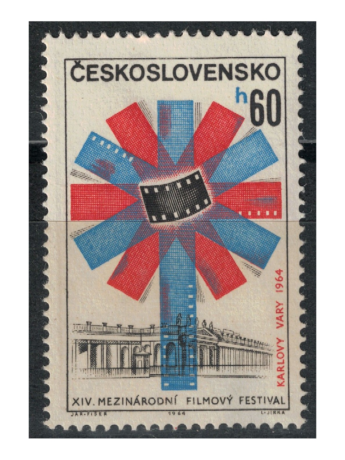 CECOSLOVACCHIA 1964 Festival cinematografico MNH**