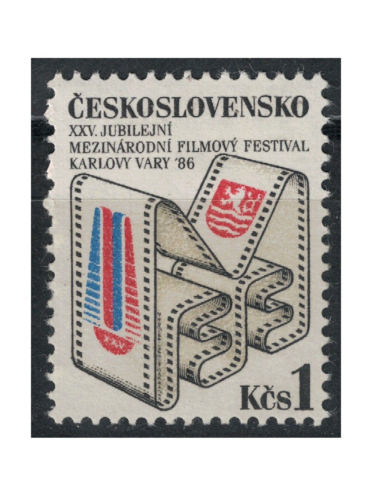 CECOSLOVACCHIA 1986 Festival cinematografico MNH**