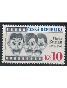 CZECH REPUBLIC 2011 Vlasta Burian MNH**