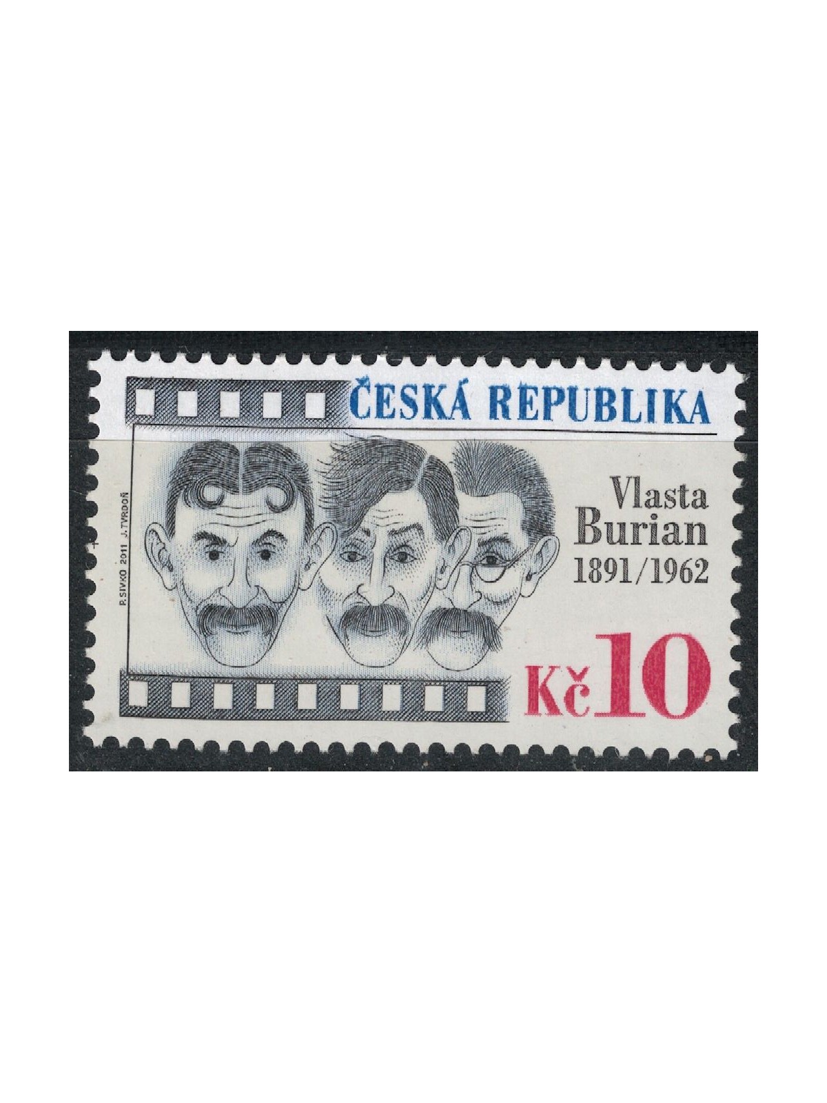 CZECH REPUBLIC 2011 Vlasta Burian MNH**