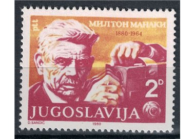 YUGOSLAVIA 1980 Milton Manaki MNH**