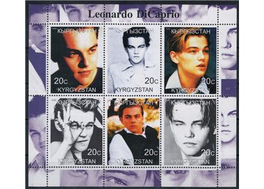 KYRGYZSTAN 2000 Leonardo DiCaprio 6v MNH**