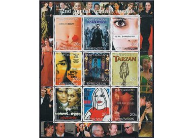 KYRGYZSTAN 2000 Film Oscars 9v MNH**