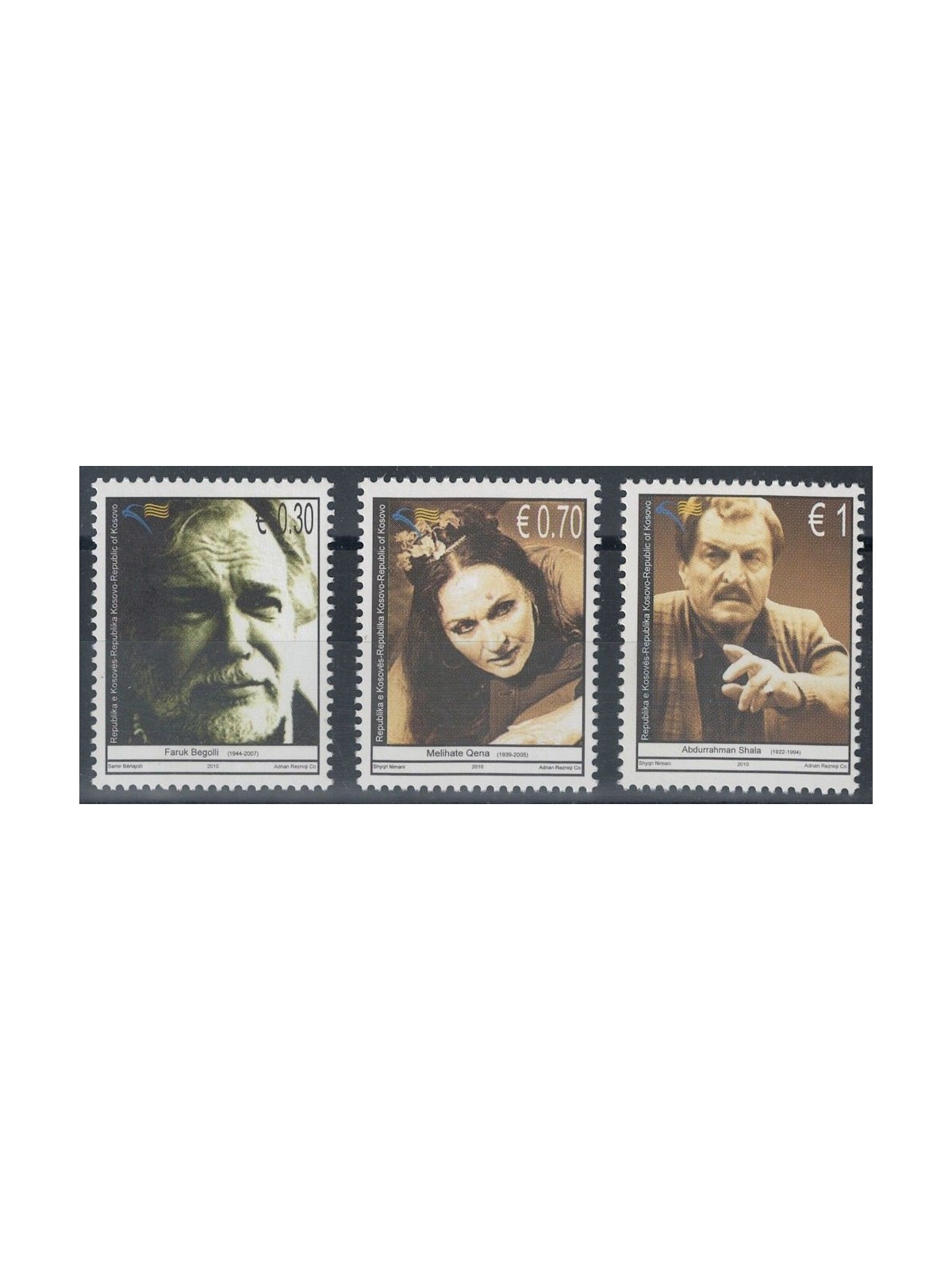 KOSOVO 2010 Kosovar Cinema 3v MNH**