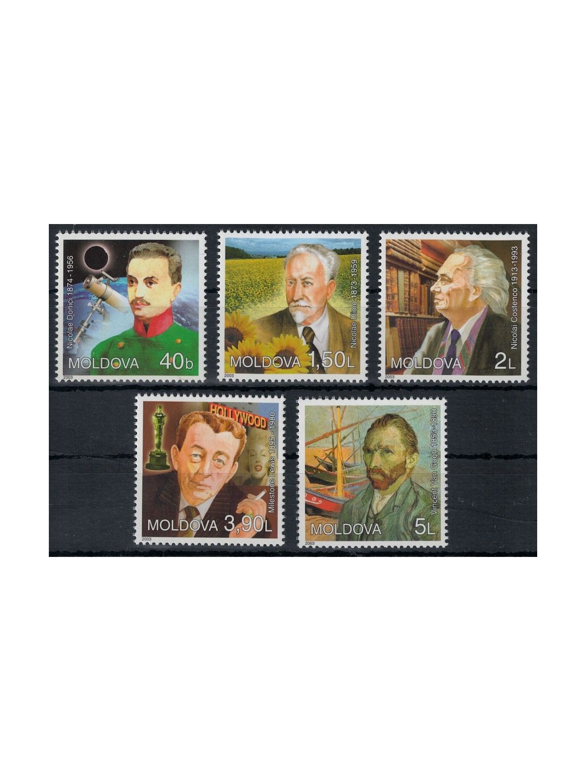 MOLDAVIA 2003 Personaggi famosi 5v MNH**
