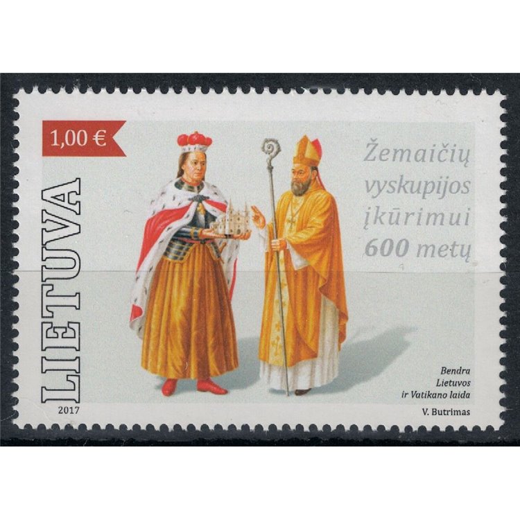 LITHUANIA 2017 Diocese of Samogitia MNH**