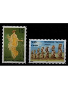 FRANCE 1998 Official Stamps (UNESCO) 2v MNH**