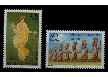FRANCE 1998 Official Stamps (UNESCO) 2v MNH**