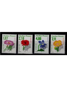 FRANCE 1998 Pre-cancelled (Wild flowers) 4v MNH**