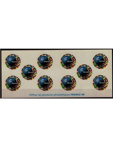 FRANCIA 1998 Coppa del Mondo di calcio LB MNH**