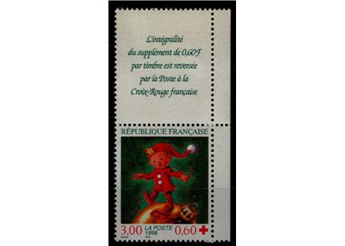 FRANCE 1998 Pro Red Cross (from booklet) MNH**