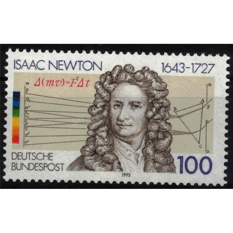 GERMANY BRD 1993 Isaac Newton MNH**